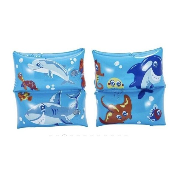 Play Day Blue Swimming Floaties Armbands,  Ages 3-6 - New! - Picture 1 of 8